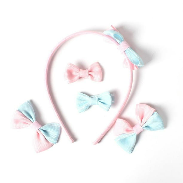 Girls Large Bowknot Hair Bow Hair Pins Clips Ribbon Hair Clip Hairband Gift